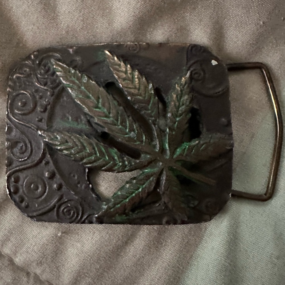 Vintage 70’s Pot Belt Buckle